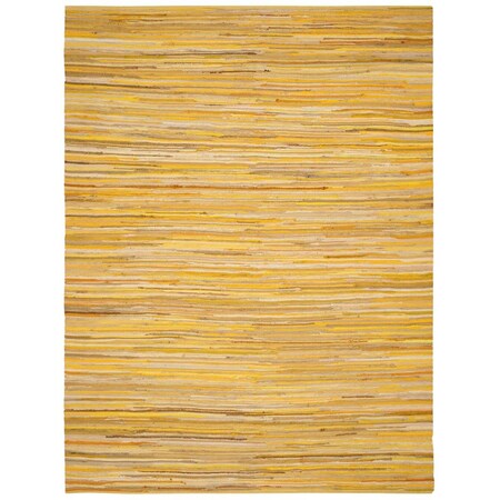 Safavieh Rag Rug Medium Rectangle Area Rug Yellow & Multi - 6 x 9 ft. RAR130H-6